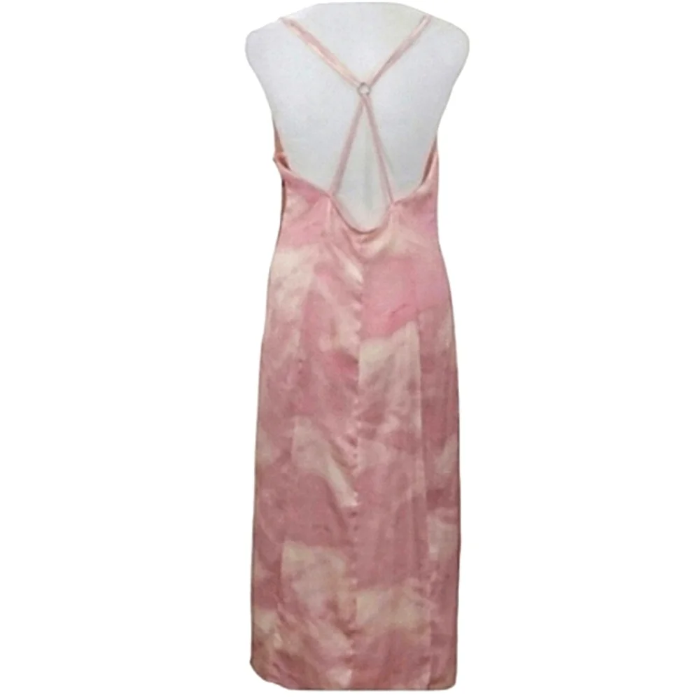 Free People Intimately Chasing Shadows Slipdress Pink Wash Combo Size Medium